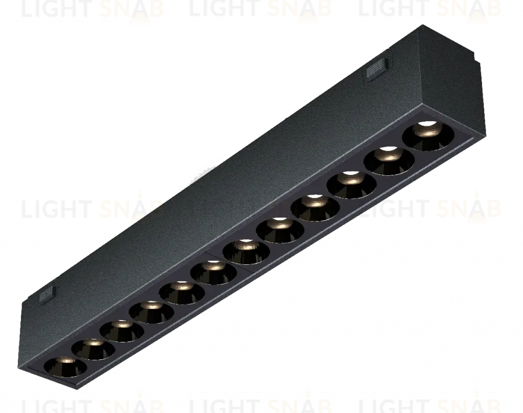 Трековый магнитный светильник iLedex Vision 4825-039-L197-12W-36DG-4000K-BK 4825-039-L197-12W-36DG-4000K-BK