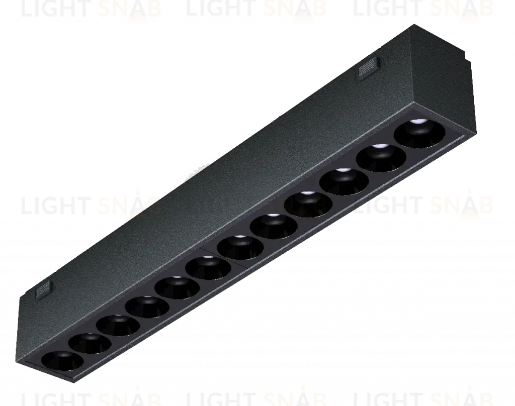 Трековый магнитный светильник iLedex Vision 4825-039-L197-12W-36DG-4000K-BK 4825-039-L197-12W-36DG-4000K-BK