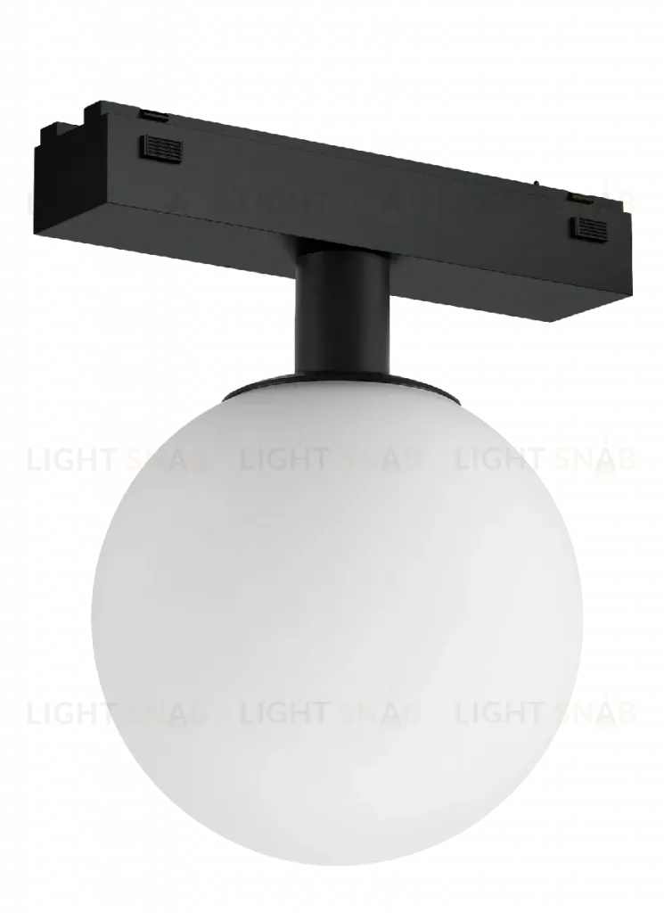 Трековый магнитный светильник iLedex Vision 4825-046-D120-6W-340DG-4000K-BK 4825-046-D120-6W-340DG-4000K-BK