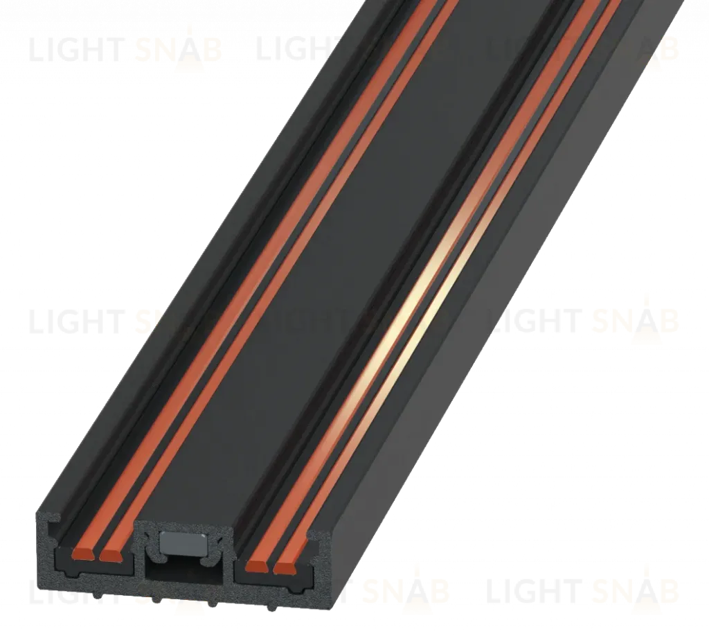 Ультратонкий накладной магнитный шинопровод iLedex Vision 4825-25/7-2000-BK 4825-25/7-2000-BK