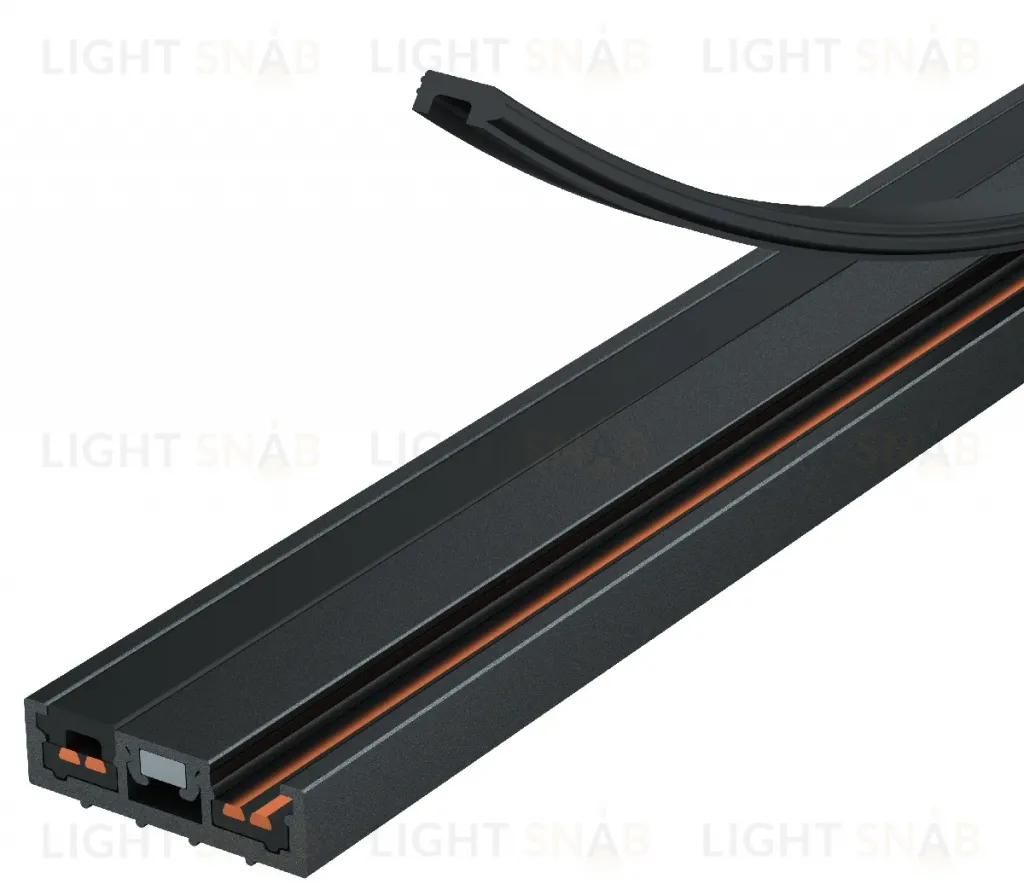 Ультратонкий накладной магнитный шинопровод iLedex Vision 4825-25/7-3000-BK 4825-25/7-3000-BK