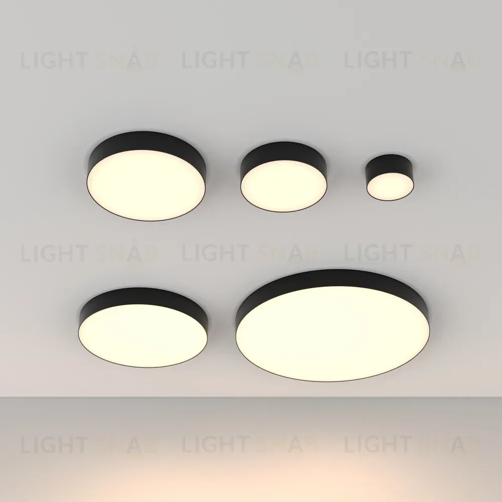 Потолочный светодиодный светильник Maytoni Technical Ceiling & Wall Zon C032CL-12W3K-RD-B C032CL-12W3K-RD-B