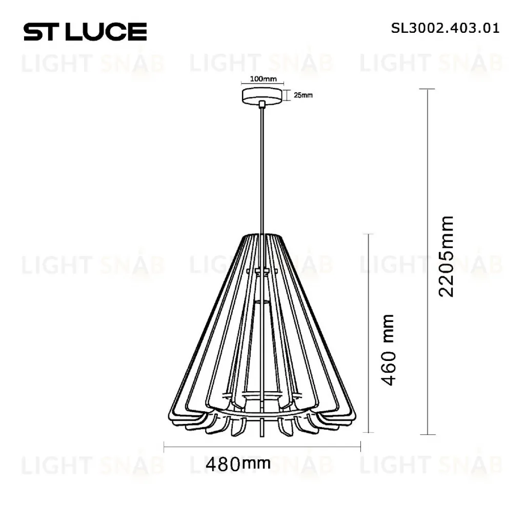 Подвесной светильник ST Luce Sentito SL3002.403.01 SL3002.403.01