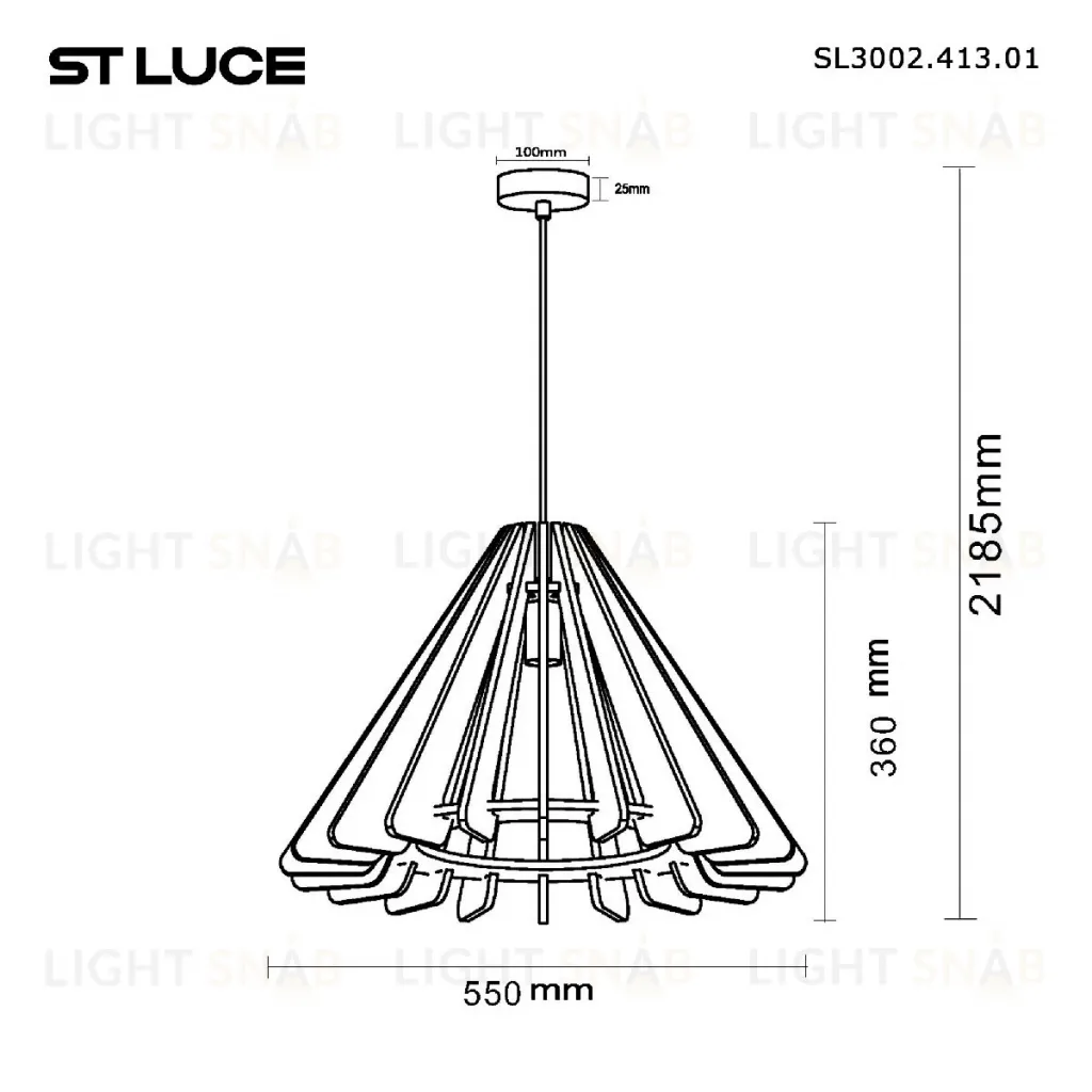 Подвесной светильник ST Luce Sentito SL3002.413.01 SL3002.413.01
