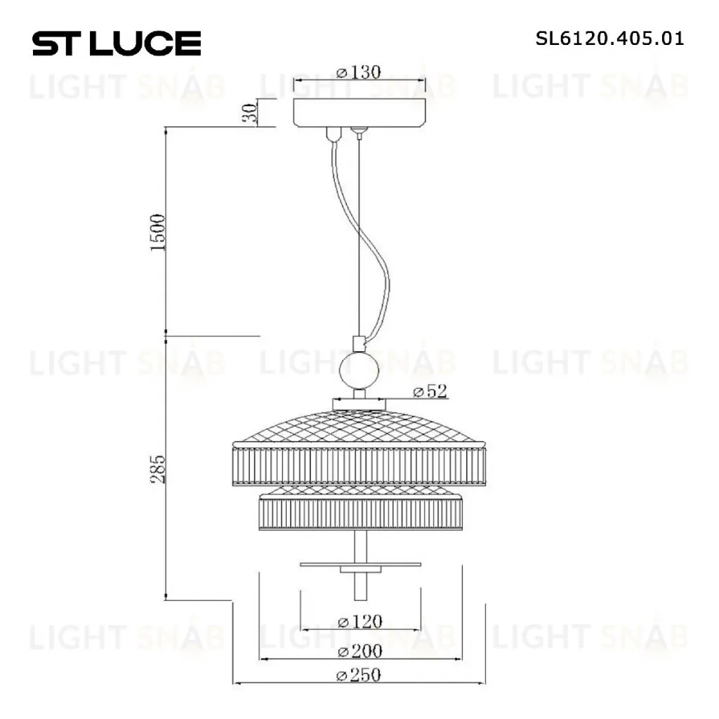 Подвесной светильник ST Luce Oriental SL6122.303.01 SL6122.303.01