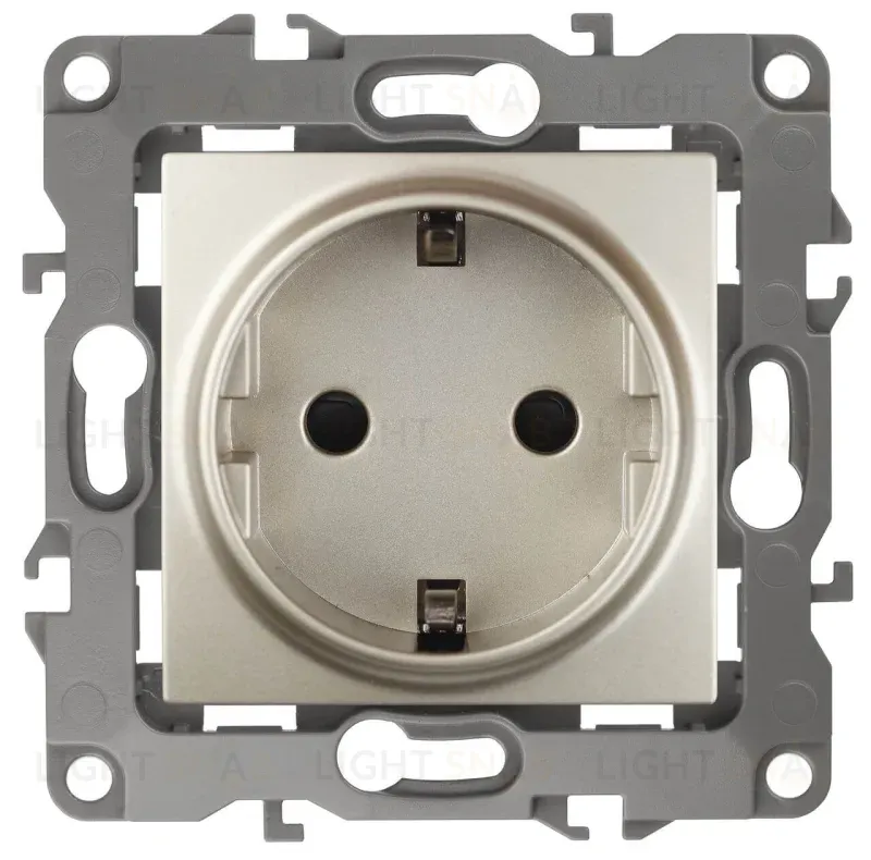Розетка ЭРА 12 2P E Schuko 16A 250V 12-2001-04 Б0014684 Б0014684