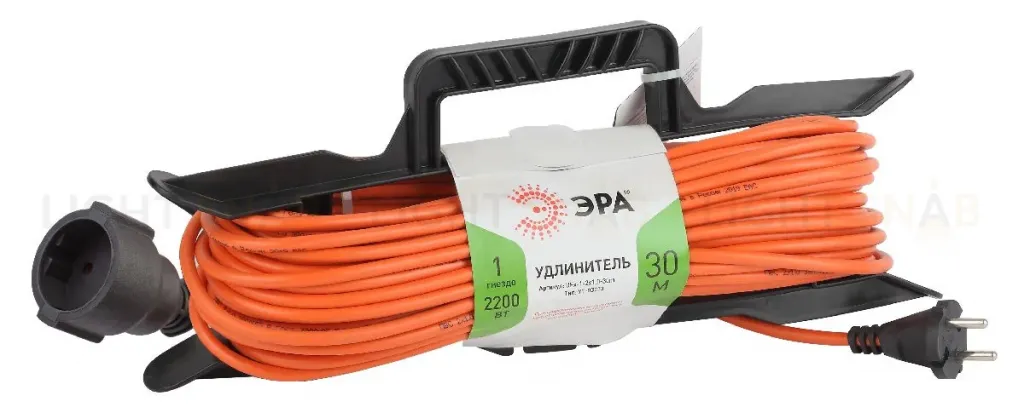 Удлинитель силовой Эра UFx-1-2x1.0-30m Б0043041 Б0043041