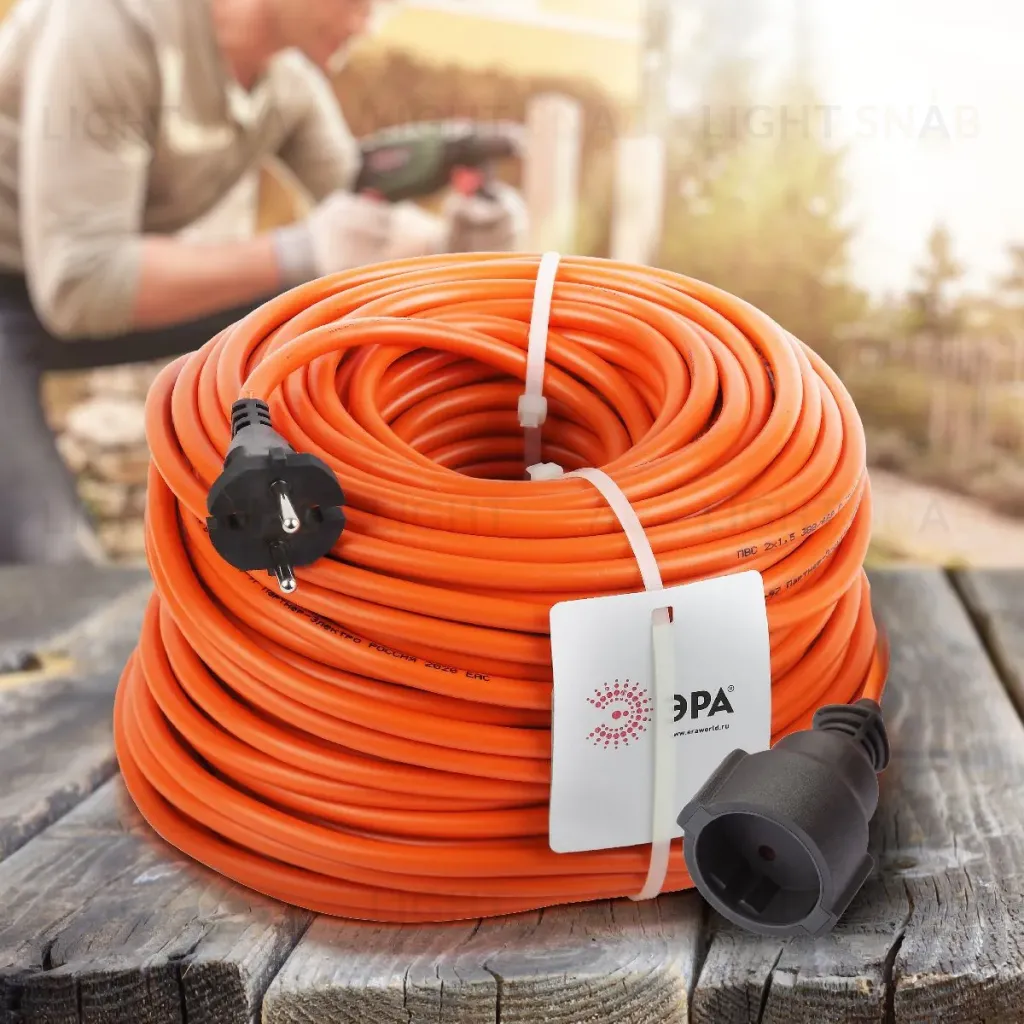 Удлинитель силовой Эра UPx-1-2x1.5-50m Б0046809 Б0046809