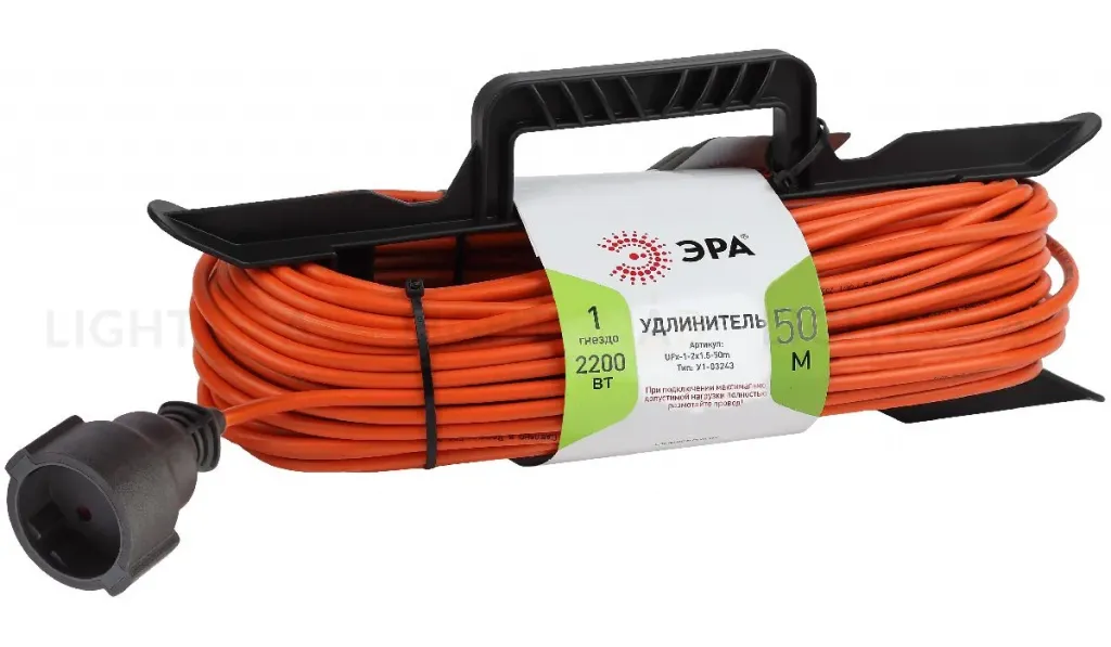 Удлинитель силовой Эра UFx-1-2x1.5-50m Б0046823 Б0046823