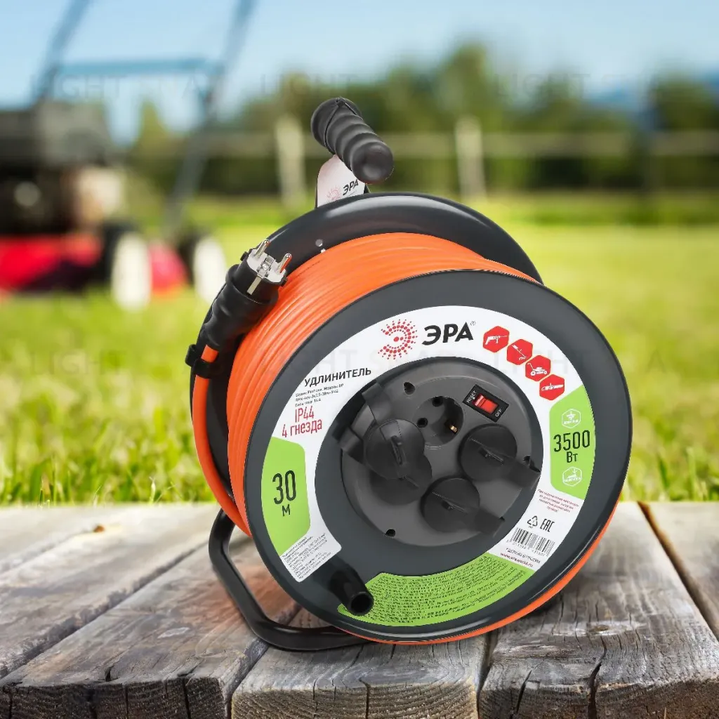 Удлинитель силовой Эра RMx-4es-3x2.5-30m-IP44 Б0052920 Б0052920