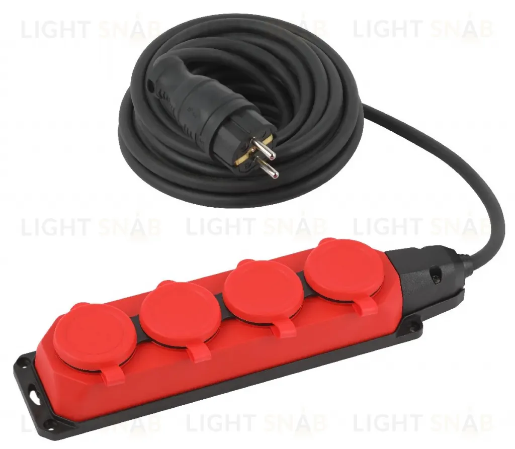 Удлинитель силовой Эра UK-4e-3x1,5-5m-IP44(KG) Б0057585 Б0057585