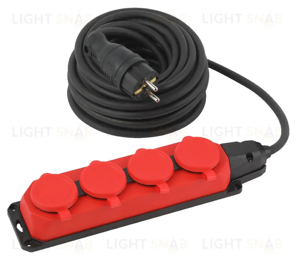 Удлинитель силовой Эра UK-4e-3x1,5-10m-IP44(KG) Б0057586 Б0057586