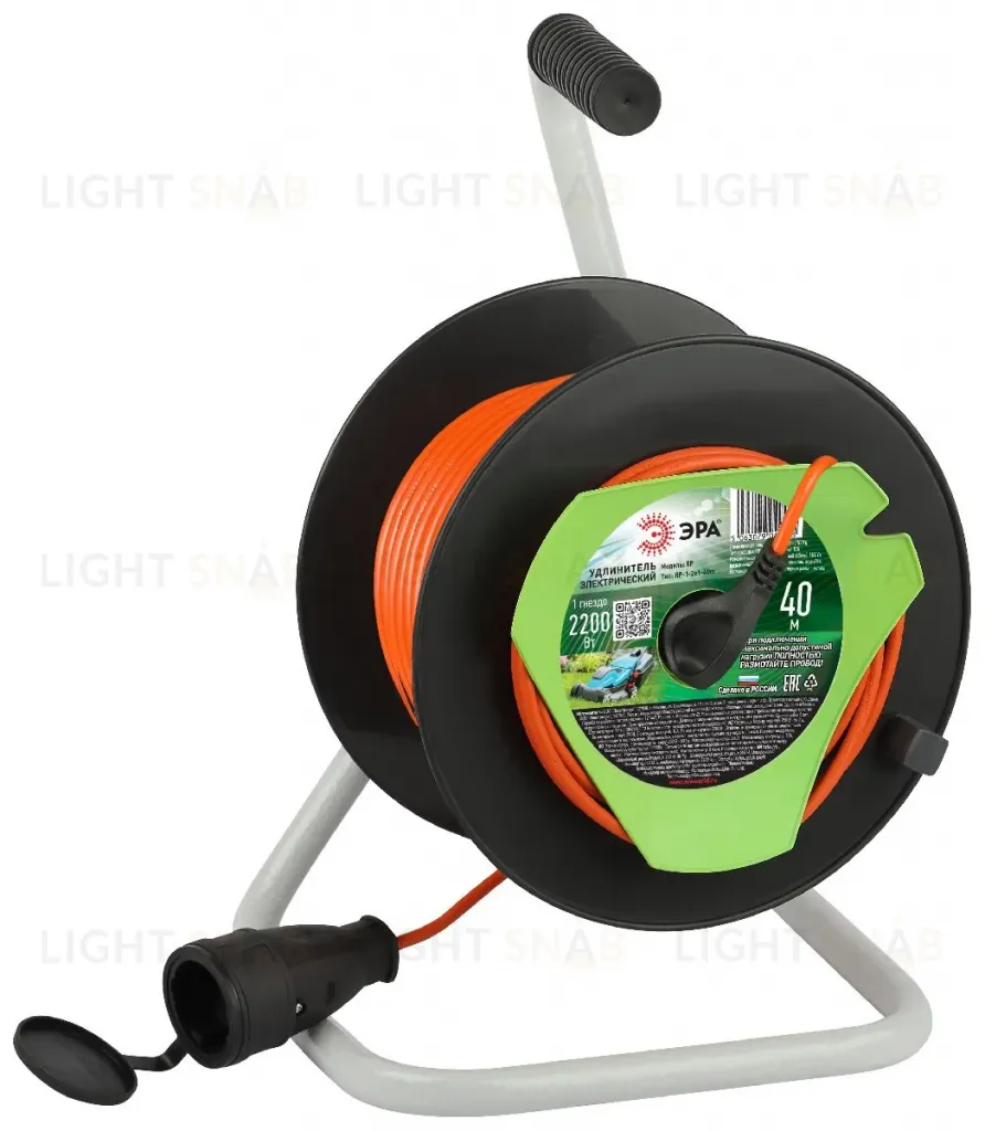 Удлинитель силовой Эра RP-1-2x1-40m Б0059771 Б0059771