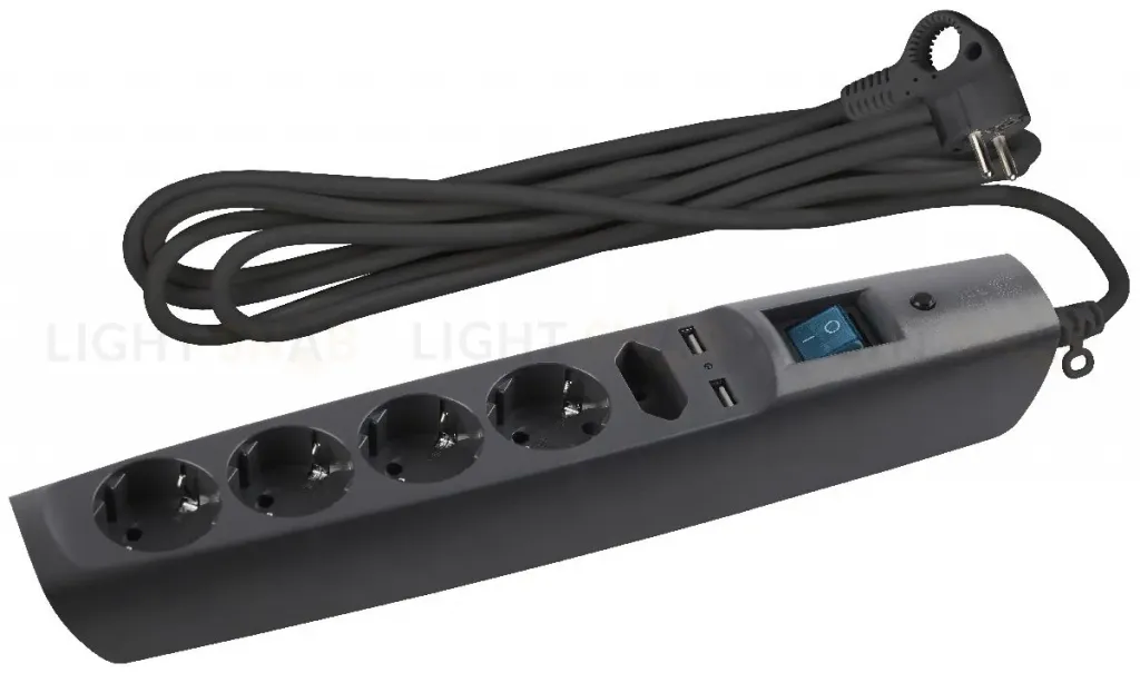 Сетевой фильтр Эра SFU-5es-2m-B C0043326 C0043326
