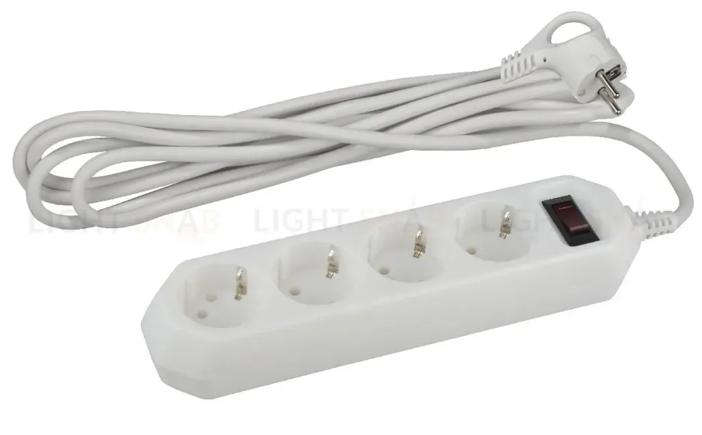 Сетевой фильтр Эра USF-M-4es-1.5m-W Б0019741 Б0019741