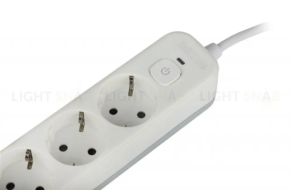 Сетевой фильтр Эра USF-4es-1,5m-2xUSBAC-W Б0059571 Б0059571