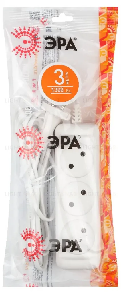 Удлинитель электрический Эра UX-3-3m Б0035748 Б0035748