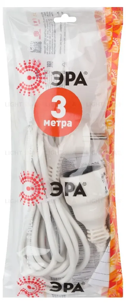 Удлинитель электрический Эра UX-1е-3m Б0039817 Б0039817