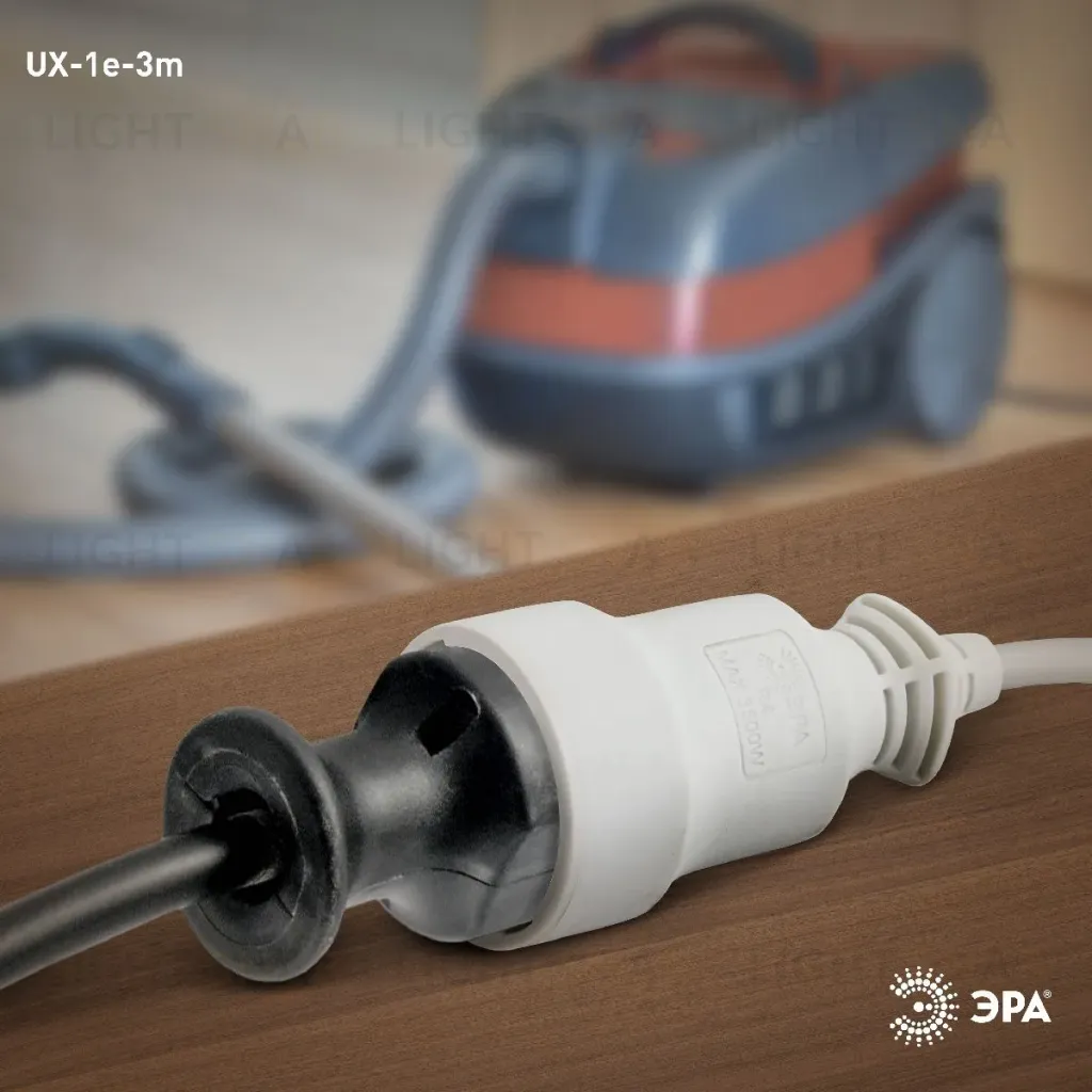 Удлинитель электрический Эра UX-1е-3m Б0039817 Б0039817