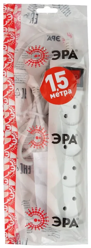 Удлинитель электрический Эра U-4s-1,5m-2x1 Б0044052 Б0044052