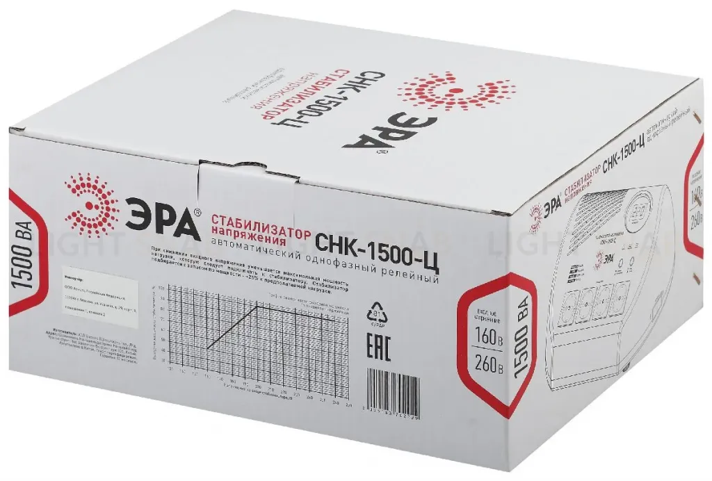 Стабилизатор Эра СНК-1500-Ц Б0031073 Б0031073