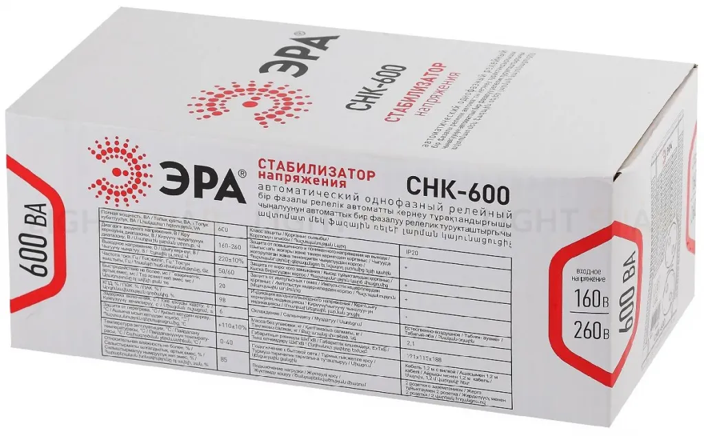 Стабилизатор Эра СНК-600 Б0032468 Б0032468