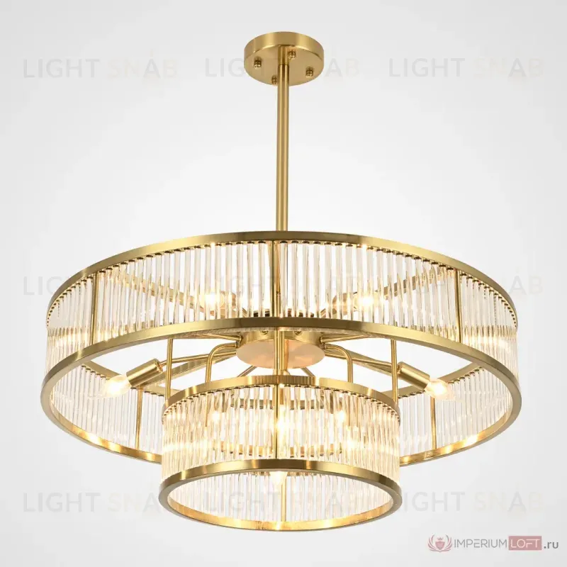 Люстра на штанге ImperiumLoft RH Marais Round Chandelier D80 147903-22 147903-22