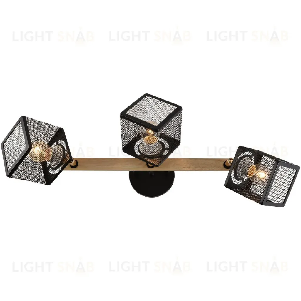 Спот Reluce 01591-3.3-03B BK+FGD+WOOD 01591-3.3-03B BK+FGD+WOOD