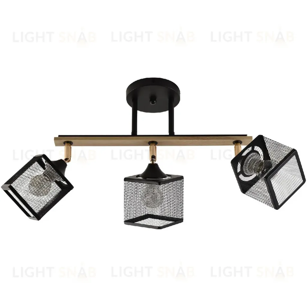 Спот Reluce 01591-3.3-03B BK+FGD+WOOD 01591-3.3-03B BK+FGD+WOOD