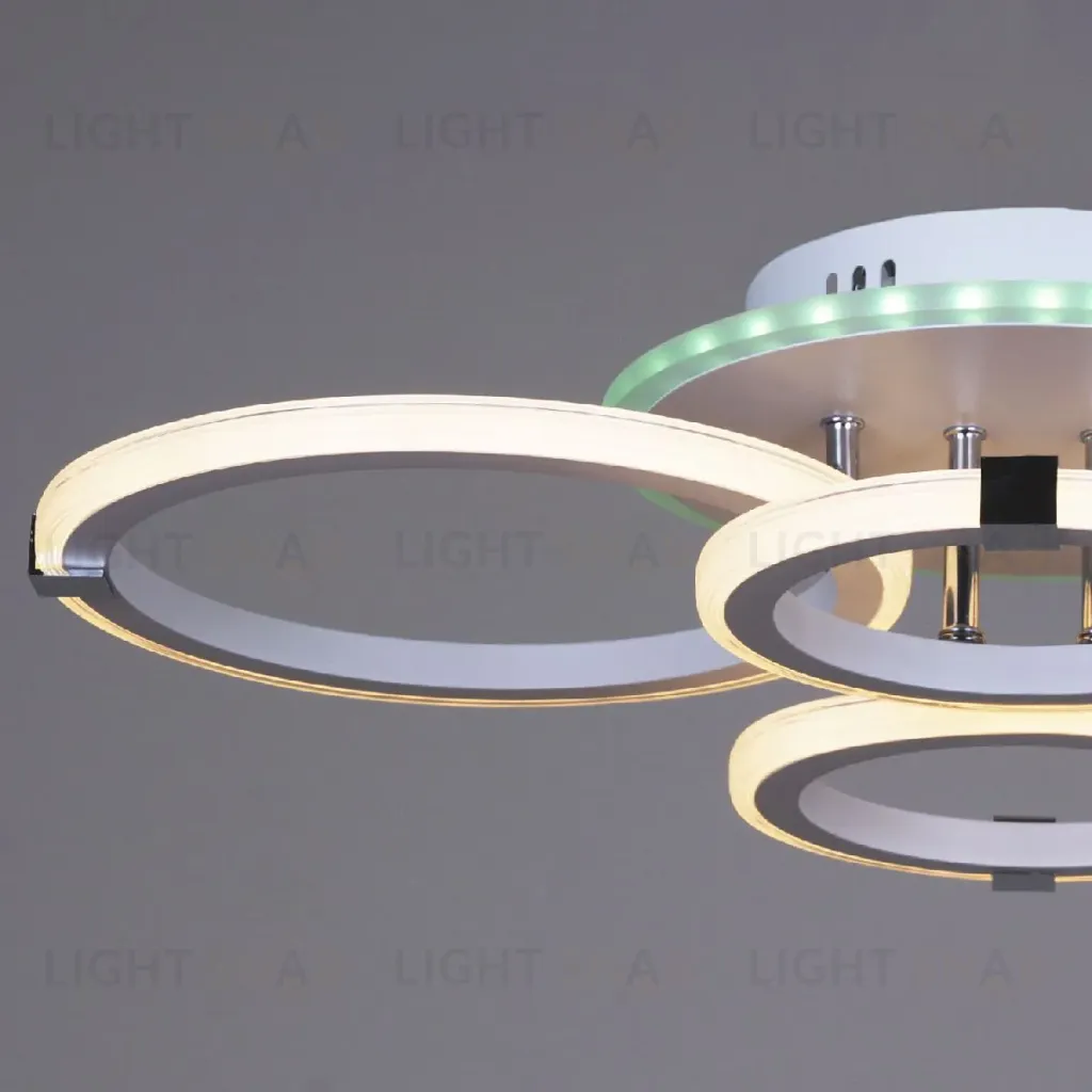Потолочная люстра Reluce 06319-3.3-04 WH+CR (RGB) 06319-3.3-04 WH+CR (RGB)