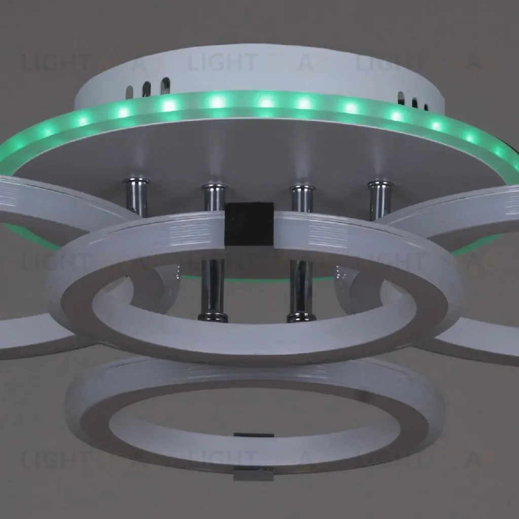Потолочная люстра Reluce 06319-3.3-04 WH+CR (RGB) 06319-3.3-04 WH+CR (RGB)