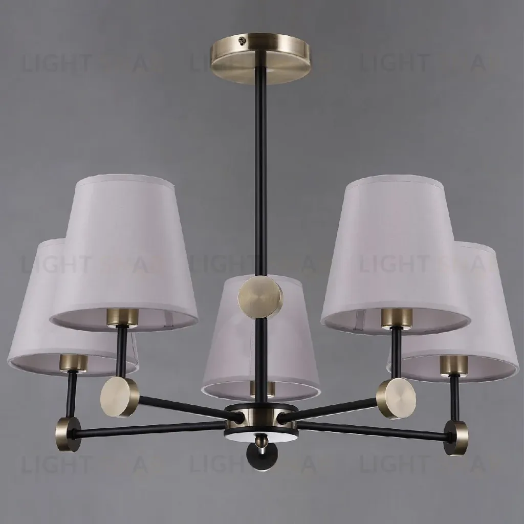 Люстра на штанге Illumico IL0394-5CSQ-24 BK AB CASTOR IL0394-5CSQ-24 BK AB CASTOR