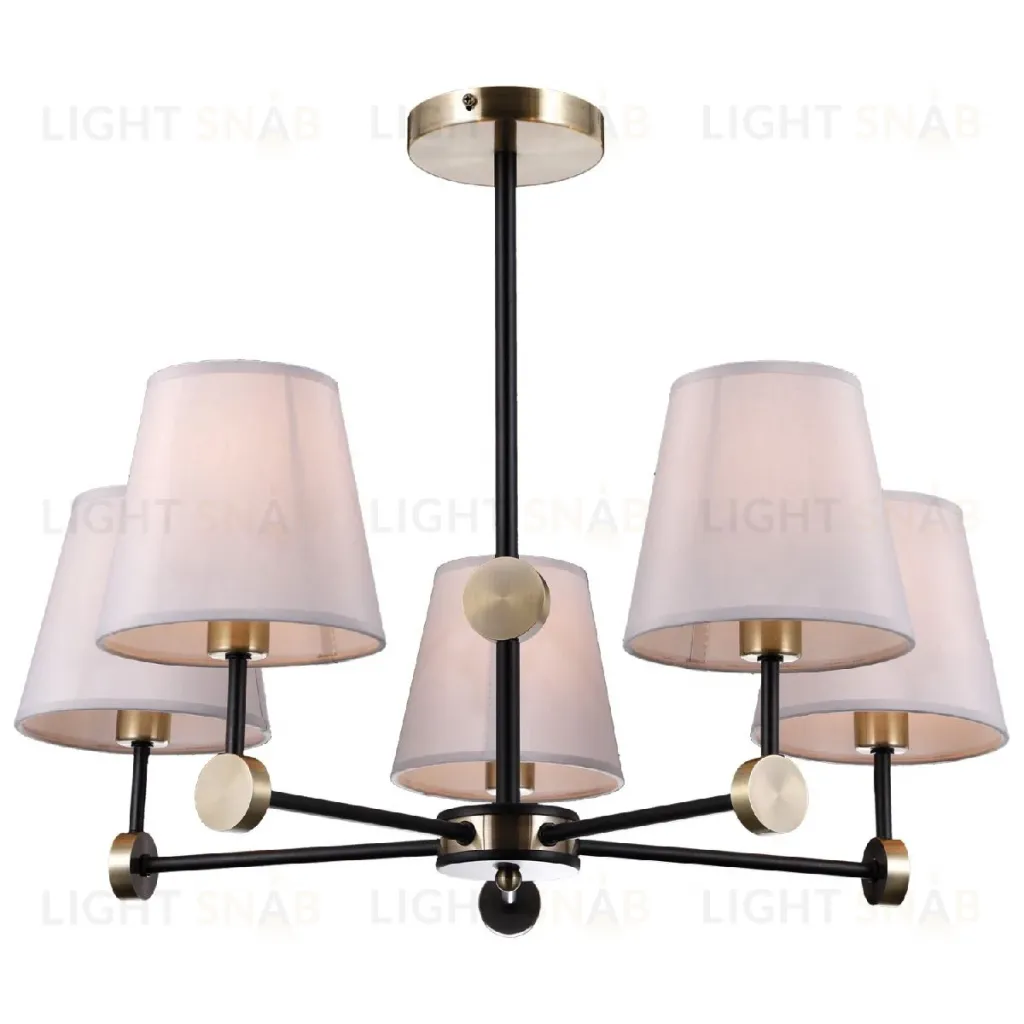 Люстра на штанге Illumico IL0394-5CSQ-24 BK AB CASTOR IL0394-5CSQ-24 BK AB CASTOR