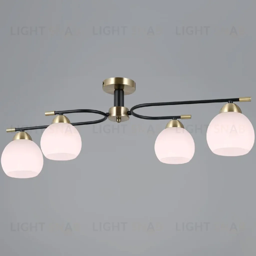 Потолочная люстра Illumico IL0638-4CSQ-24 AB BK LIBRA IL0638-4CSQ-24 AB BK LIBRA