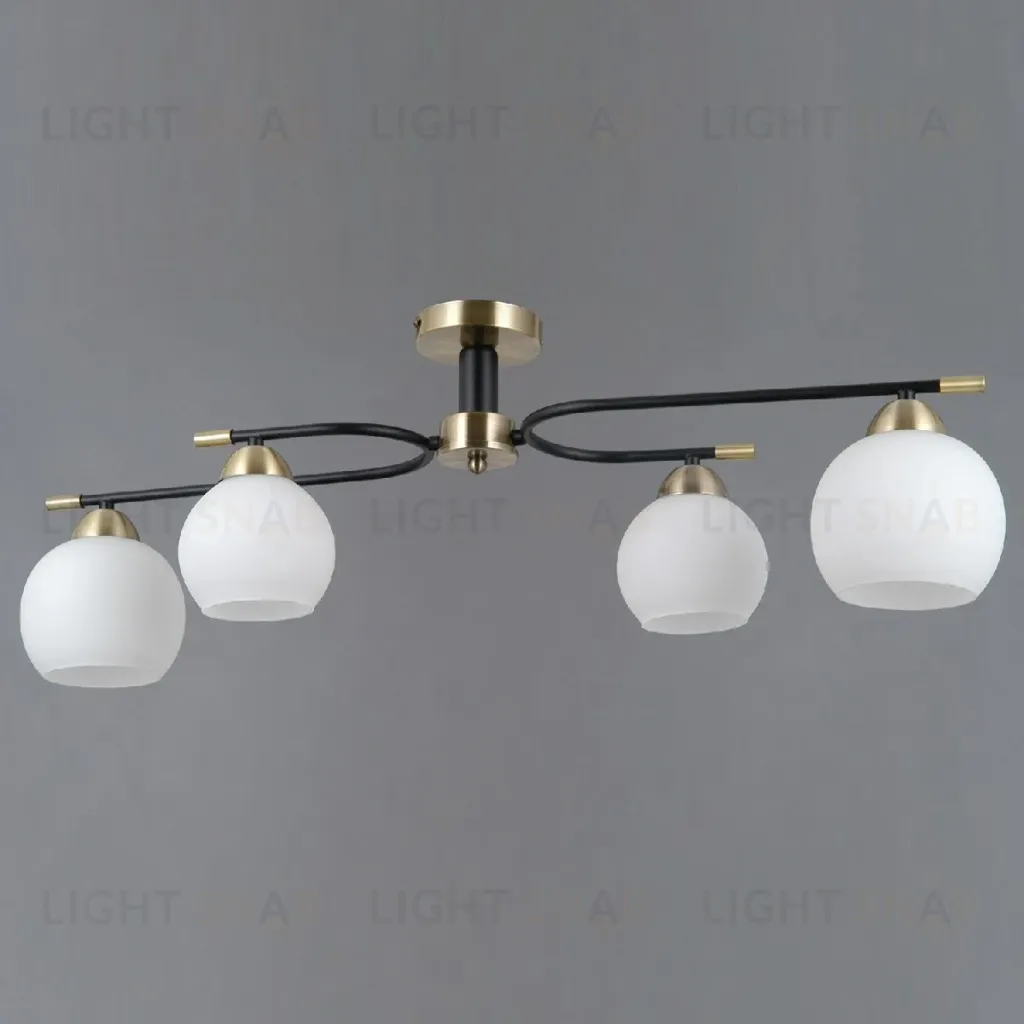 Потолочная люстра Illumico IL0638-4CSQ-24 AB BK LIBRA IL0638-4CSQ-24 AB BK LIBRA