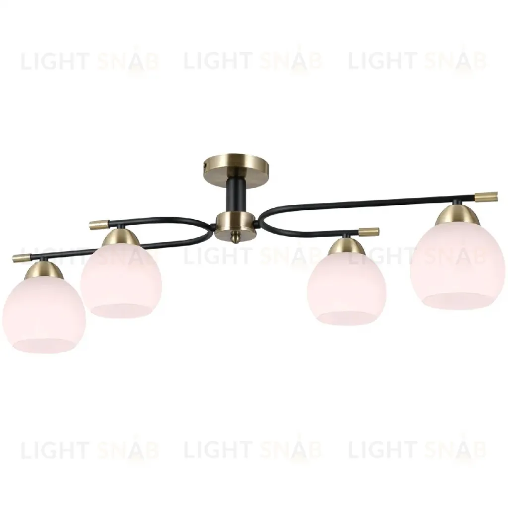 Потолочная люстра Illumico IL0638-4CSQ-24 AB BK LIBRA IL0638-4CSQ-24 AB BK LIBRA