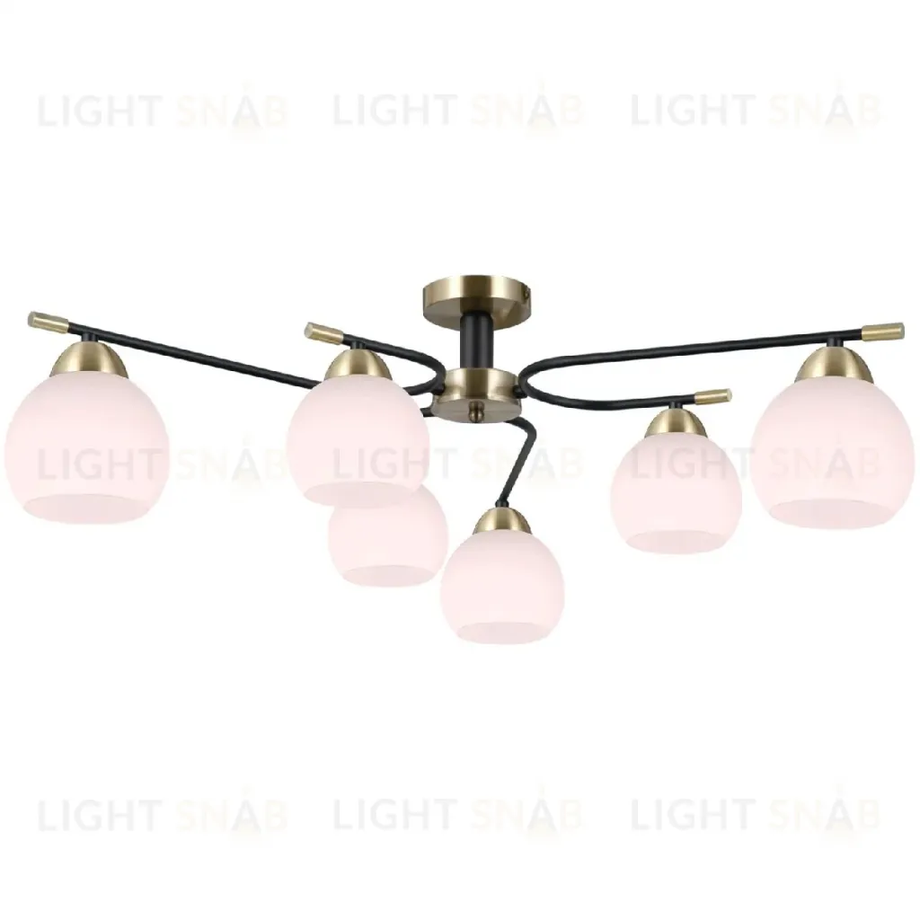 Потолочная люстра Illumico IL0638-6CSQ-24 AB BK LIBRA IL0638-6CSQ-24 AB BK LIBRA