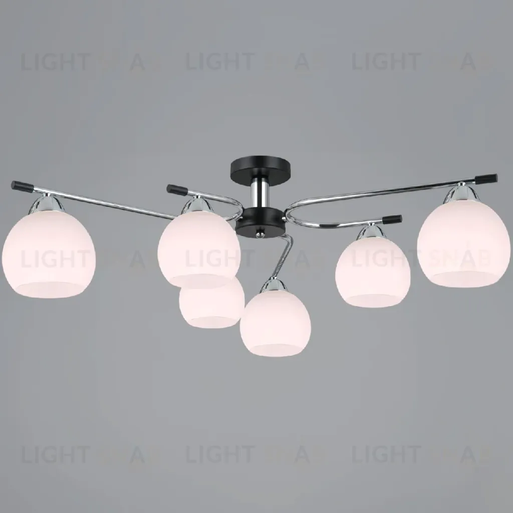Потолочная люстра Illumico IL0638-6CSQ-24 CR BK LIBRA IL0638-6CSQ-24 CR BK LIBRA