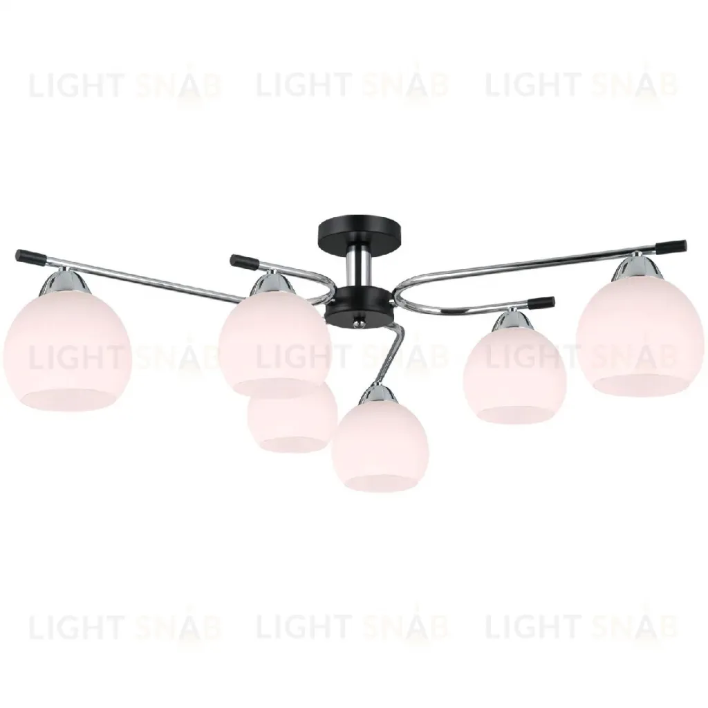 Потолочная люстра Illumico IL0638-6CSQ-24 CR BK LIBRA IL0638-6CSQ-24 CR BK LIBRA