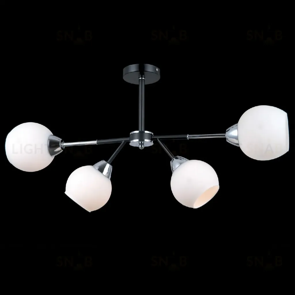 Люстра на штанге Illumico IL0715-4CSQ-24 BK CR LIBRA IL0715-4CSQ-24 BK CR LIBRA