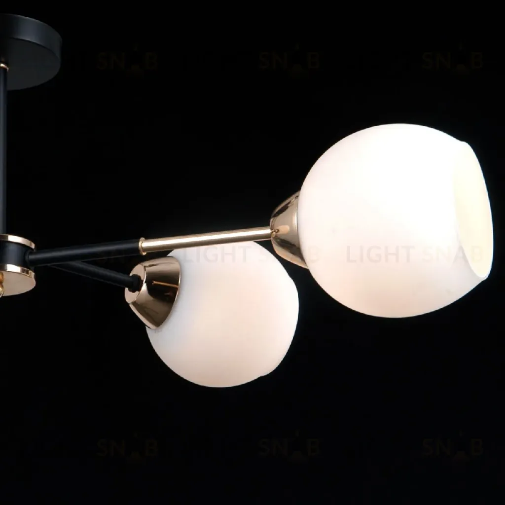 Люстра на штанге Illumico IL0715-4CSQ-24 BK GD LIBRA IL0715-4CSQ-24 BK GD LIBRA