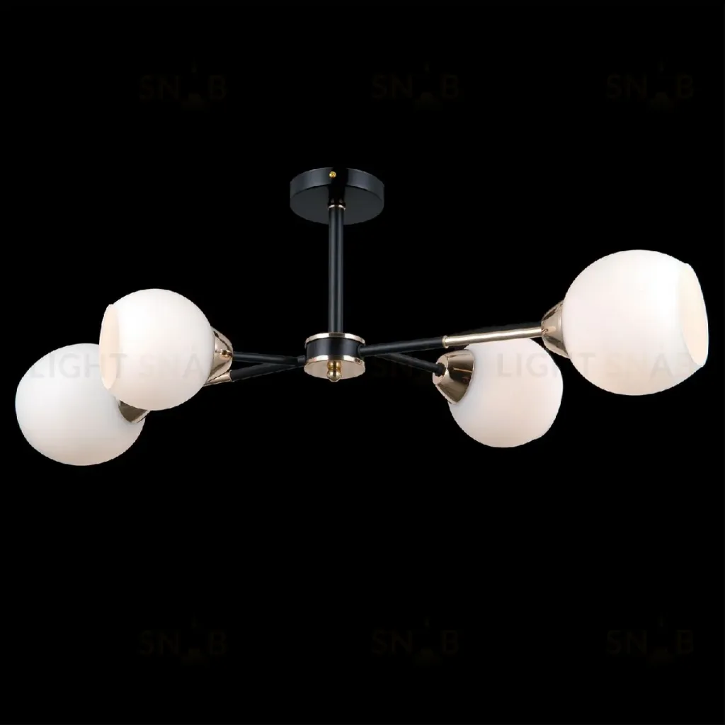 Люстра на штанге Illumico IL0715-4CSQ-24 BK GD LIBRA IL0715-4CSQ-24 BK GD LIBRA