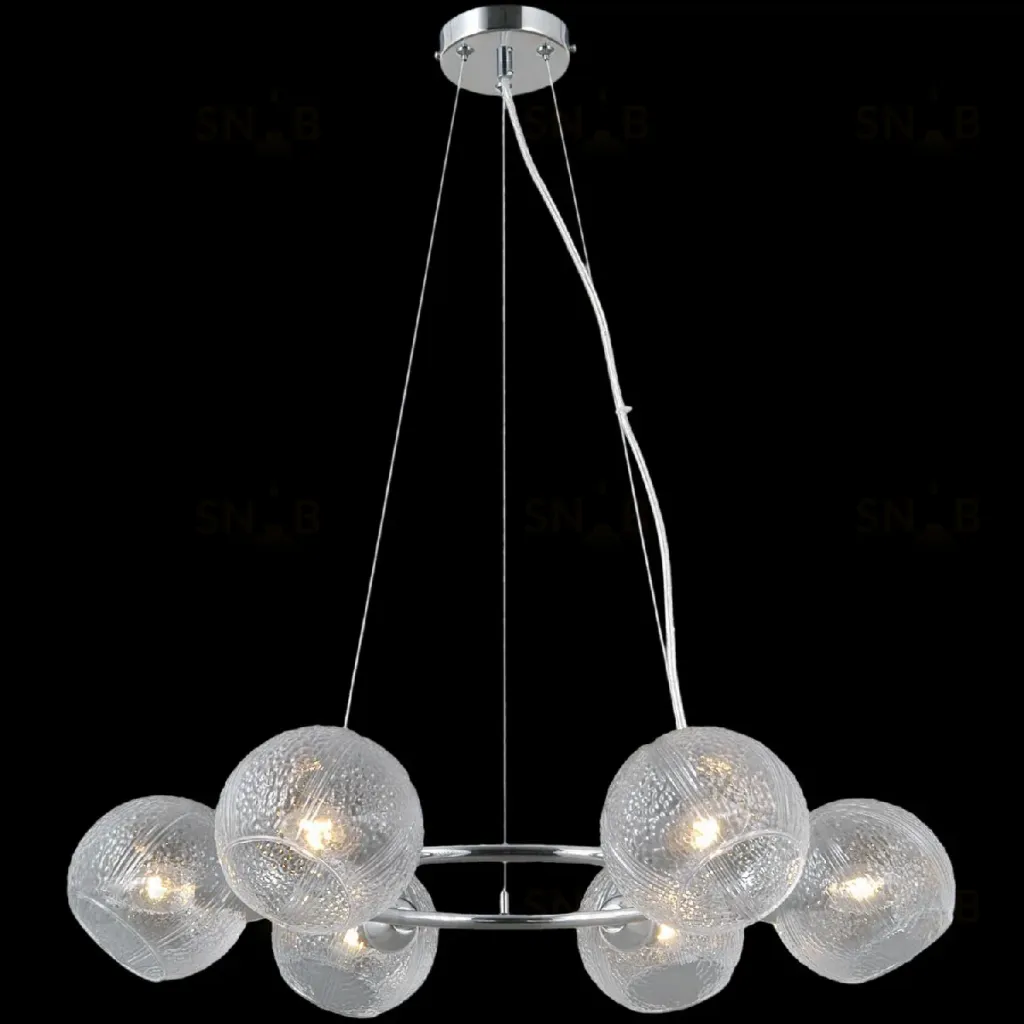 Подвесная люстра Illumico IL0728-6PSQ-24 CR ARIES IL0728-6PSQ-24 CR ARIES