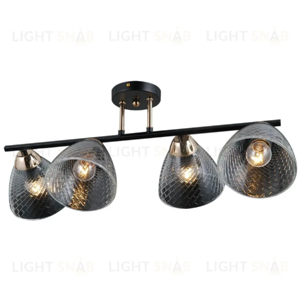 Потолочная люстра Illumico IL0739-4CSQ-24 BK FGD ARIES IL0739-4CSQ-24 BK FGD ARIES