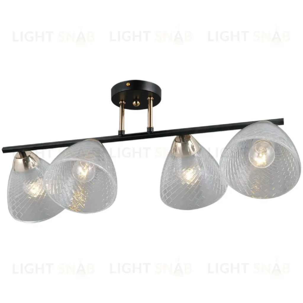 Потолочная люстра Illumico IL0739-4CSQ-24 BK FGD ARIES IL0739-4CSQ-24 BK FGD ARIES