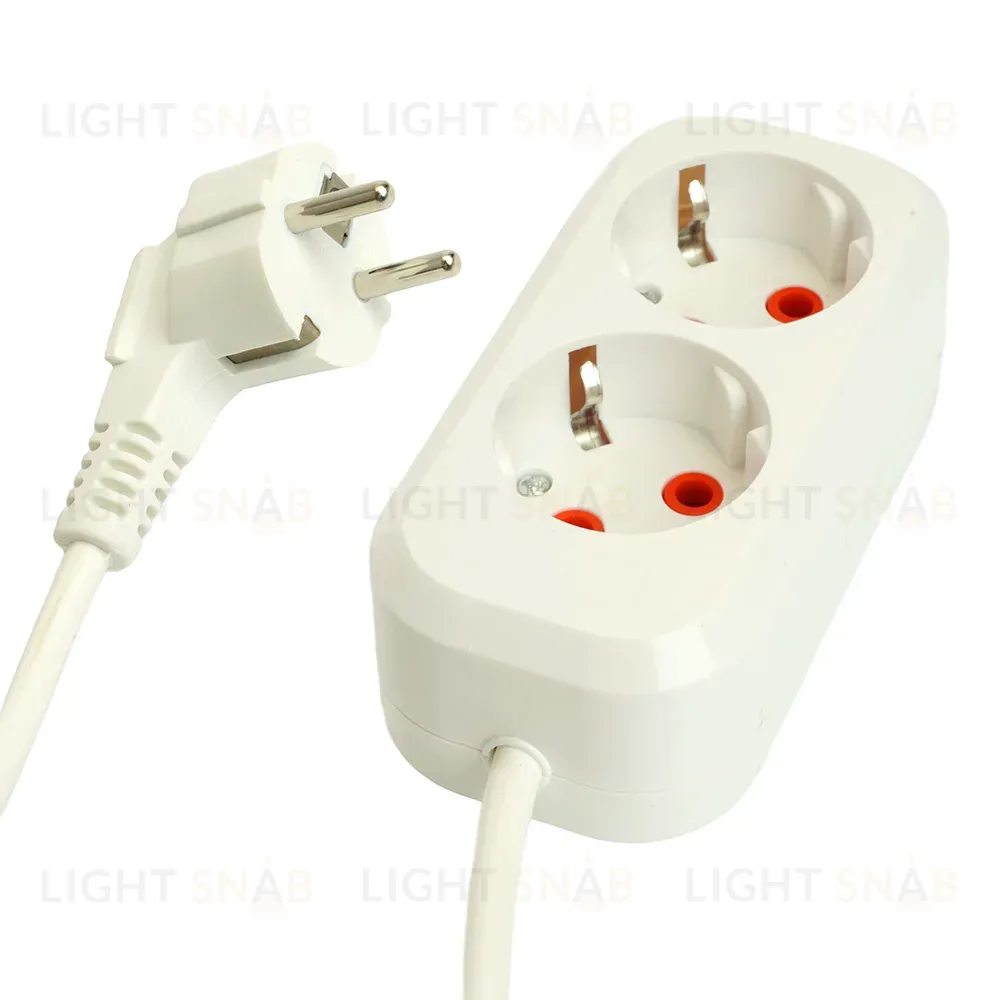 Удлинитель двухместный Stekker Home 49340 49340