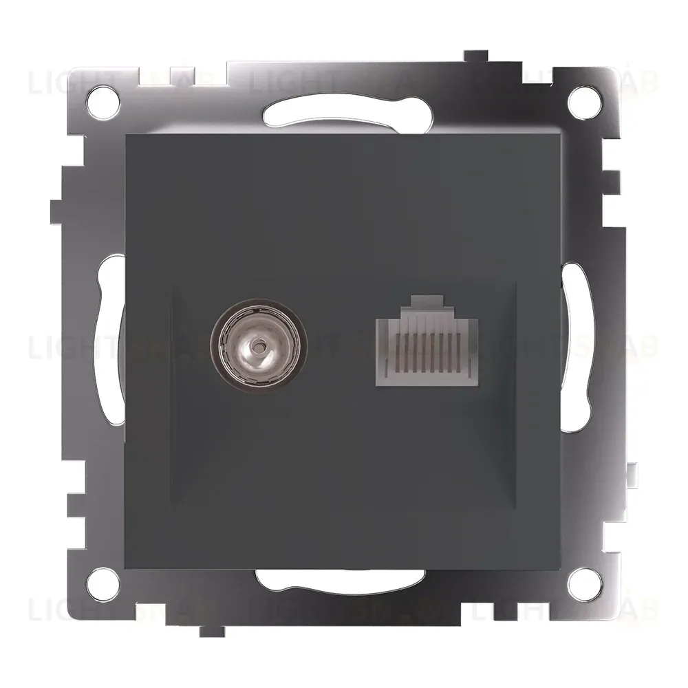 Розетка TV + RJ-45 Stekker Катрин GLS00-7106-06 49417 49417