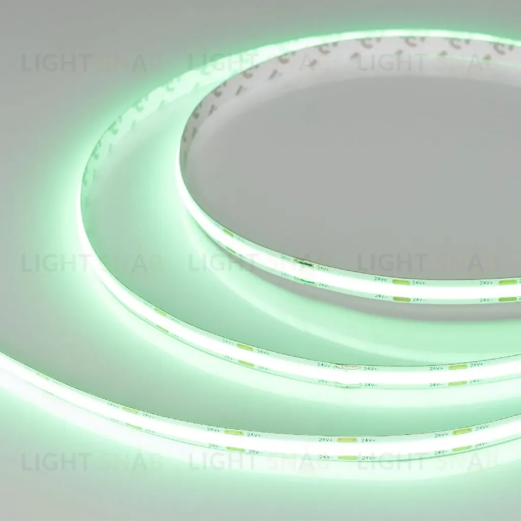Светодиодная лента Arlight COB-X544-8mm 24V Green (11.5 W/m, IP20, 5m) 032174(3) 032174(3)