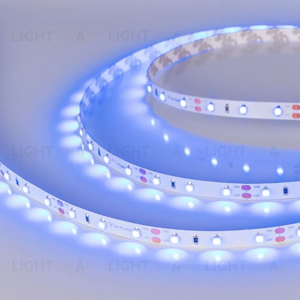 Светодиодная лента Arlight RT-A60-8mm 12V Blue (4.8 W/m, IP20, 2835, 5m) (Arlight, 4.8 Вт/м, IP20) 010523(3) 010523(3)