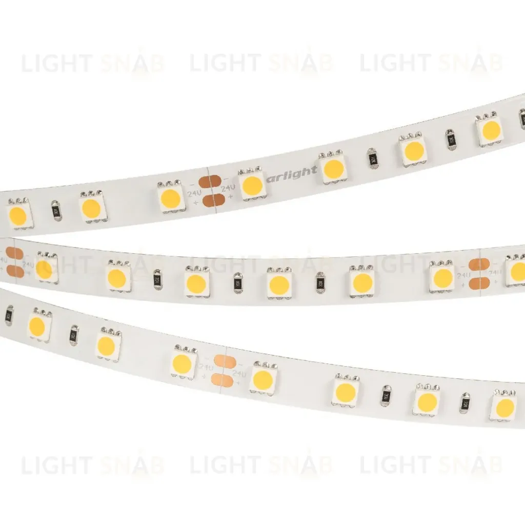 Светодиодная лента Arlight RT-B60-10mm 24V Day4000 (14.4 W/m, IP20, 5m) 011571(3) 011571(3)